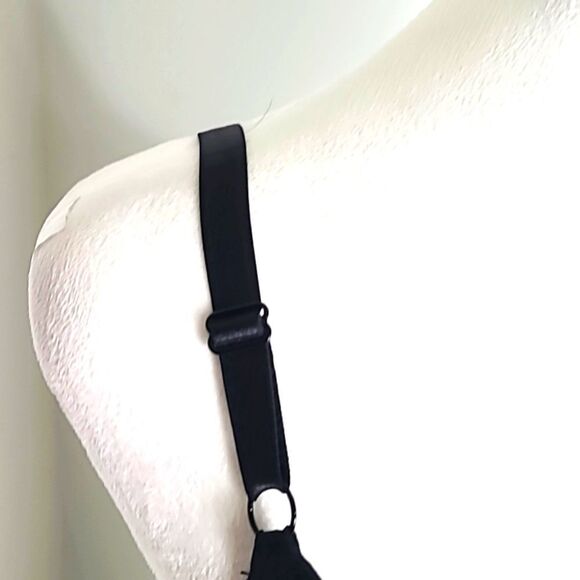 Lukasi Lace Demi Bra, Lightly Padded, Full Coverage, Black, Size 36C, NWT - Picture 4 of 11